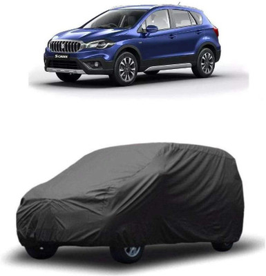 ARNEJA Car Cover For Maruti Suzuki S-Cross (Without Mirror Pockets)(Grey)