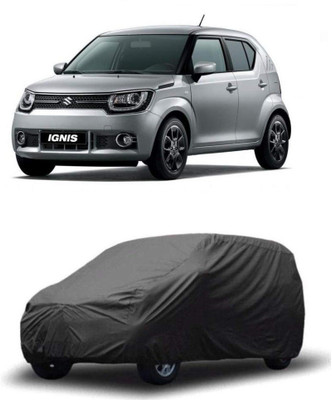 ARNEJA Car Cover For Maruti Suzuki Ignis (Without Mirror Pockets)(Grey)