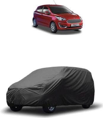 ARNEJA Car Cover For Ford Figo (Without Mirror Pockets)(Grey)