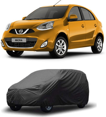 ARNEJA Car Cover For Nissan Micra (Without Mirror Pockets)(Grey)