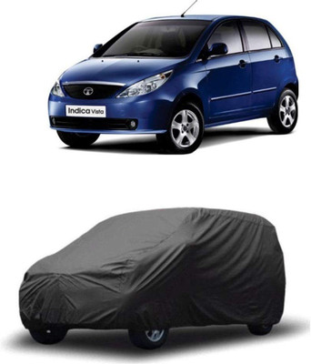 arneja trading company Car Cover For Tata Indica Vista (Without Mirror Pockets)(Grey)