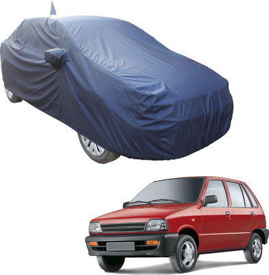 SS Zeeber Car Cover For Maruti 800 AC BSII (With Mirror Pockets)(Blue)