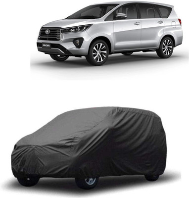 ARNEJA Car Cover For Toyota Innova Crysta (Without Mirror Pockets)(Grey)