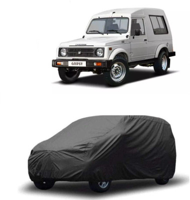 arneja trading company Car Cover For Maruti Gypsy (Without Mirror Pockets)(Grey)