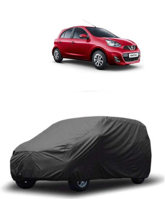 ARNEJA Car Cover For Nissan Micra (Without Mirror Pockets)(Grey)
