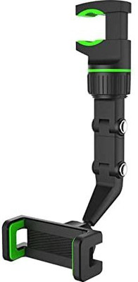RHONNIUM Car Mobile Holder for Anti-slip, Clip(Black, Green)