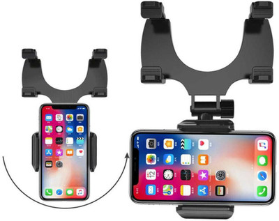 RHONNIUM Car Mobile Holder for Anti-slip, Clip(Black)