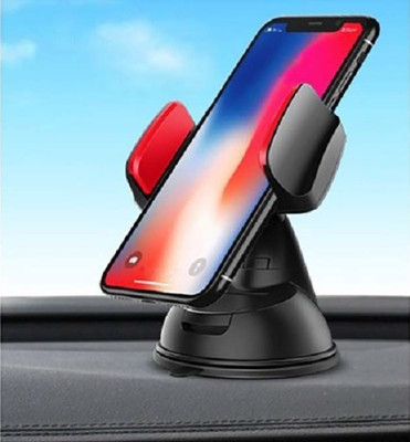 Wifton Car Mobile Holder for Dashboard, Windshield, Anti-slip(Red, Black)
