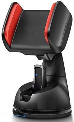 Wifton Car Mobile Holder for Dashboard, Windshield, Anti-slip(Red, Black)