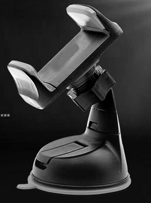 RHONNIUM Car Mobile Holder for Dashboard, Windshield(Grey, Black)