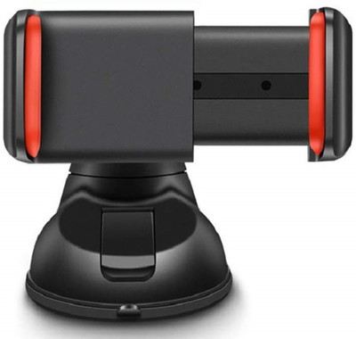 Wifton Car Mobile Holder for Dashboard, Windshield, Anti-slip(Red, Black)