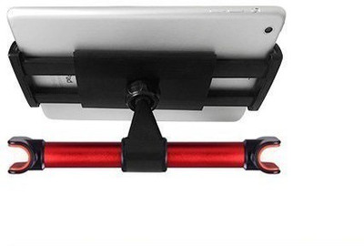 RHONNIUM Car Mobile Holder for Headrest(Red, Black)