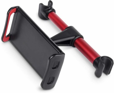 RHONNIUM Car Mobile Holder for Headrest(Red, Black)