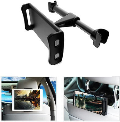 RHONNIUM Car Mobile Holder for Headrest(Black)