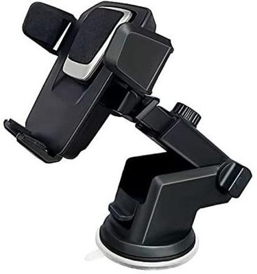 RHONNIUM Car Mobile Holder for Windshield, Clip(Black)