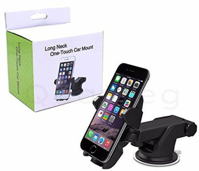 RHONNIUM Car Mobile Holder for Windshield, Clip(Black)