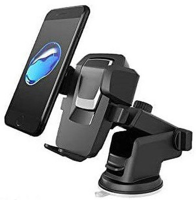 RHONNIUM Car Mobile Holder for Windshield, Clip(Black)