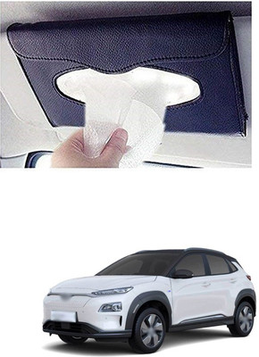 PRTEK Car Tissue Holder Napkin Mask Holder Dispenser Sun Visor 274 Vehicle Tissue Dispenser(Black)