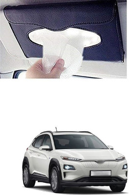 PRTEK Car Tissue Holder Napkin Mask Holder Dispenser Sun Visor 275 Vehicle Tissue Dispenser(Black)