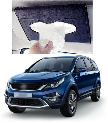 PRTEK Car Tissue Holder Napkin Mask Holder Dispenser Sun Visor 209 Vehicle Tissue Dispenser(Black)
