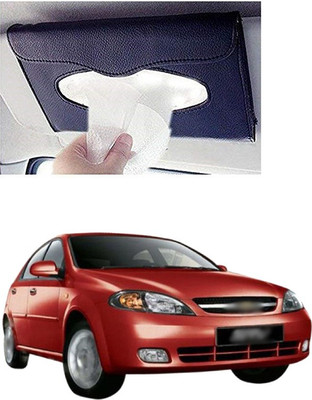 PRTEK Car Tissue Holder Napkin Mask Holder Dispenser Sun Visor 226 Vehicle Tissue Dispenser(Black)
