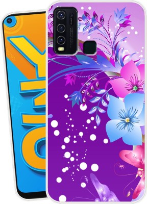 MKprint Back Cover for VivoY30(Multicolor, Flexible, Silicon, Pack of: 1)