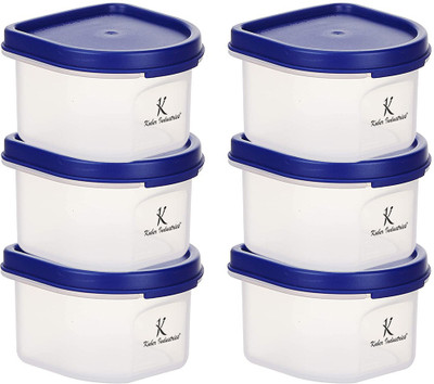 KUBER INDUSTRIES Plastic Utility Container  - 250 ml(Pack of 6, Clear)