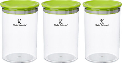KUBER INDUSTRIES Plastic Utility Container  - 900 ml(Pack of 3, Clear)