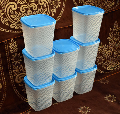 Loknath Plastic Utility Container  - 2000 ml(Pack of 8, Blue)