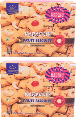 KARACHI BAKERY Fruit Combo Bakery Biscuit(2 x 400 g)