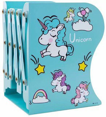 Rockjon 3 Compartments metal book shelf(Multicolor)