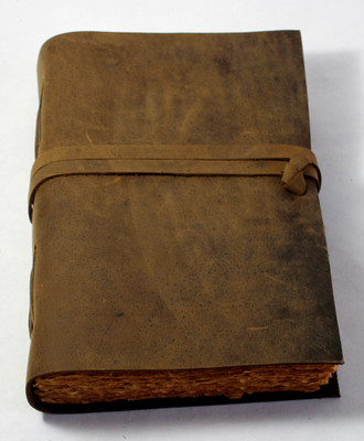 Camlon Exports Handcrafted Regular Journal unrolled 240 Pages(Brown)