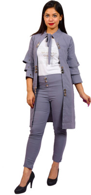 PERFECTPIVOT Women Maxi Grey Full Length Dress