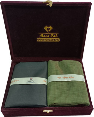Mansfab Cotton Silk Self Design Shirt & Trouser Fabric