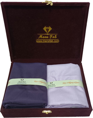 Mansfab Cotton Silk Self Design Shirt & Trouser Fabric