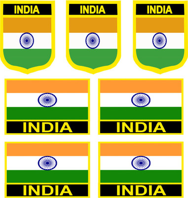 LazyChunks INDIAN Square Body Flag(Polyester)