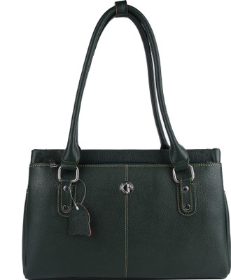Clive Patten Women Green Shoulder Bag