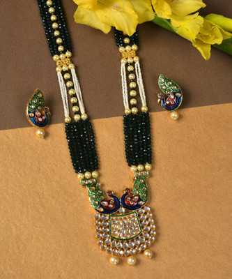 SOHI Alloy Gold-plated Multicolor Jewellery Set(Pack of 1)