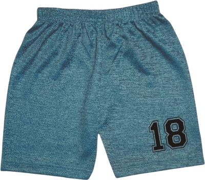 RazcalJack Short For Boys Casual Solid Polyester(Grey, Pack of 1)