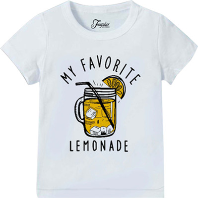 JUGULAR Baby Boys Typography, Printed Pure Cotton Regular T Shirt(Multicolor, Pack of 1)