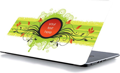 qth FLORAL LAP-3820 VINYL Reusable Laptop Skin Compatible for 15.6 inch(Theme: Patterns)