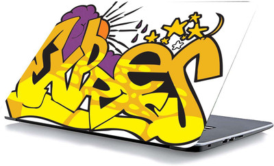 qth LINE ART LAP-2079 VINYL Reusable Laptop Skin Compatible for 15.6 inch(Theme: Nature)