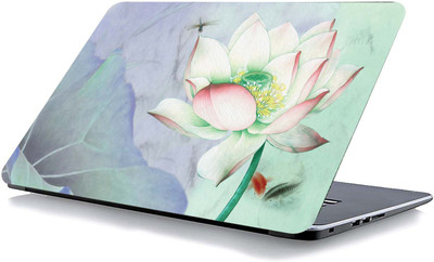 qth FLORAL LAP-3265 VINYL Reusable Laptop Skin Compatible for 15.6 inch(Theme: Nature)