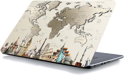 qth FLORAL LAP-3692 VINYL Reusable Laptop Skin Compatible for 15.6 inch(Theme: Nature)