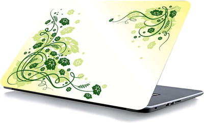 qth FLORAL LAP-3769 VINYL Reusable Laptop Skin Compatible for 15.6 inch(Theme: Patterns)