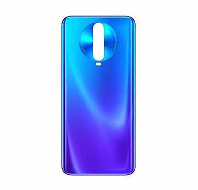 AceKing Poco X2 Back Panel Glass Body Comes with Logo Back Panel(Blue)