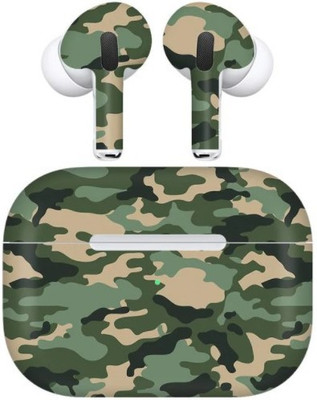 Orgic India Airpods Pro Mobile Skin(Camo Green)