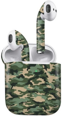 Orgic India Airpods Gen 2 Mobile Skin(Camo Green)