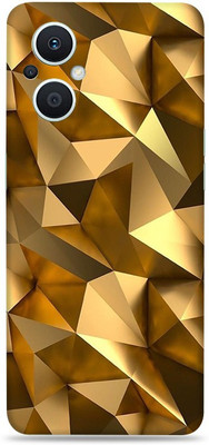 SkinoMania Oppo-F21 Pro 5g Mobile Skin(Multicolor Golden-poly)