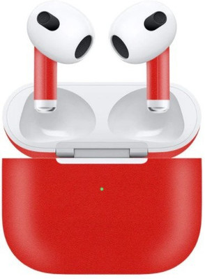 Orgic India Airpods Gen 3 Mobile Skin(Red)